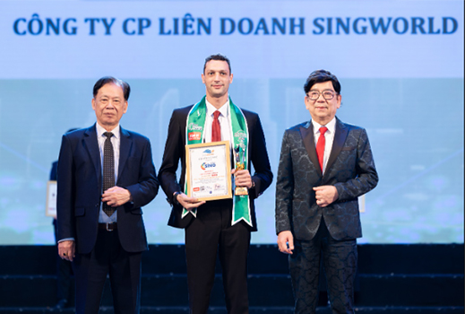 Singcolor nhận giải thưởng top 10 thương hiệu tiêu biểu Châu Á – Thái Bình Dương